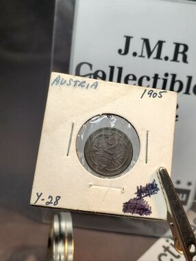 1905 Austria 2 Heller KM# 2801